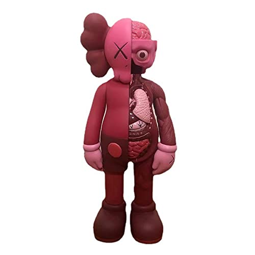 JNVHFGT 20 cm große halbanatomische XX-Augen-Puppe, EIN Sammlerstück for Spielzeugliebhaber, Zierpuppe for den häuslichen Gebrauch, Vitrine, Skulptur(Red) von JNVHFGT
