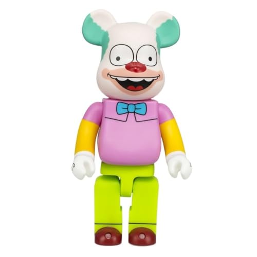 JNVHFGT 28CM Bearbrick Blöcke Bär Violent Bear Vitrine Sammler Skulptur Statuen und Figuren von JNVHFGT
