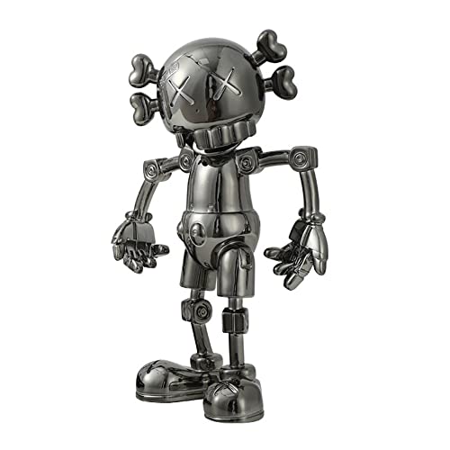 JNVHFGT 35CM XX Eye Bearbrick Puppe, Kunstharz-Handwerkspuppenmodell Desktop-Dekoration for den Heimgebrauch(Black) von JNVHFGT