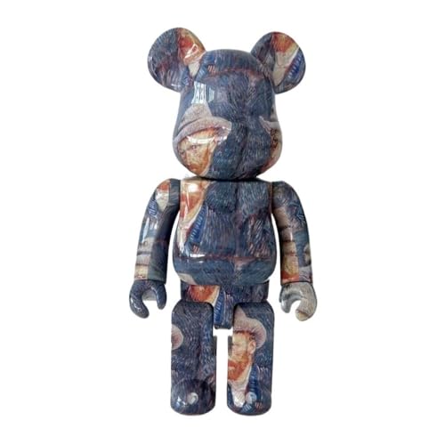JNVHFGT 70 cm Bearbrick 1000% Violent Bear Home Bodenstehende Skulptur Vitrine Statuen und Figuren von JNVHFGT
