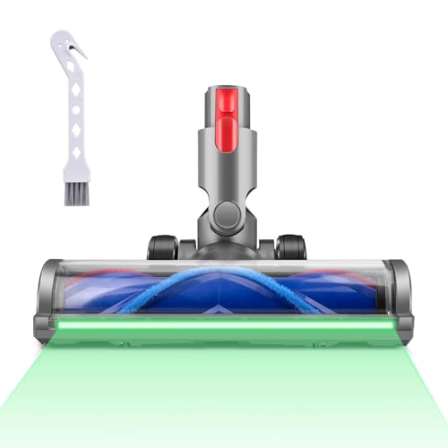 Bürste Kompatibel mit Dyson V7 V8 V10 V11 V15 Staubsauger, Zubehör Bodenbürste mit LED-Leuchten, Ersatzteile Ersatzbürste mit Direktantrieb, Aufsatz mit Schnellspanner für Hartboden und Teppiche Bürste Kompatibel mit Dyson V7 V8 V10 V11 V15 Staubsauger, Zubehör Bodenbürste mit LED-Leuchten, Ersatzteile Ersatzbürste mit Direktantrieb, Aufsatz mit Schnellspanner für Hartboden und Teppiche von JNYLYFC