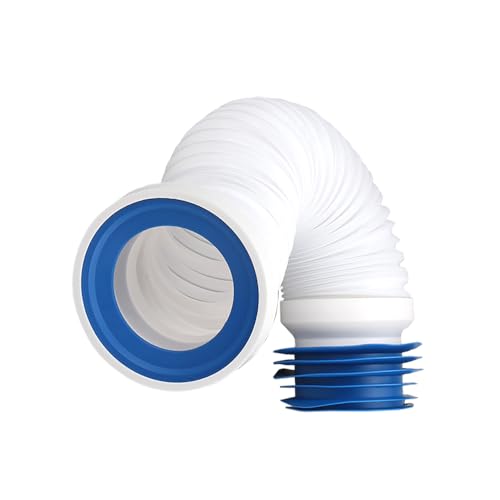 Universeller Toiletten-Abflussrohrverbinder, Ausziehbar 280-650mm, Langlebige, Zuverlässige Dichtung, Flexibler, Austauschbarer Ablaufschlauch Für Viele Toilettenmodelle Oder Komplexe Rohrverläufe Usw von JNYYGSALL