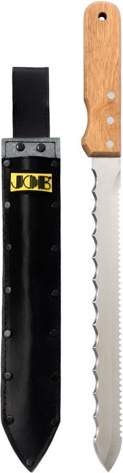 JOB Abmantelungsmesser Dämmstoffmesser mit Ledertasche, (2-tlg) von JOB