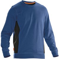 Jobman Workwear - Jobman Sweatshirt 5402 Blau/Schwarz Gr. l - Blau von JOBMAN WORKWEAR