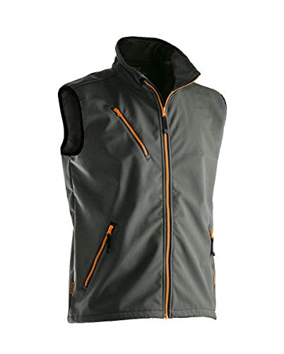 Jobman J7502-dunkelgrau-XS Softshell Weste Softshell Jacket Light Kleider-Größe: XS Dunkelblau von Jobman Workwear