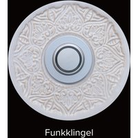 Funkklingelplatte, Funkklingelschild Aus Keramik | Ca 15cm Im Durchmesser von JOBRUECKNERkeramik