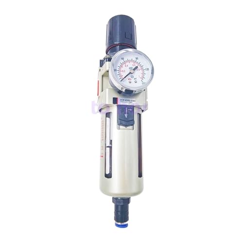 JOCCOS Pneumatischer Luftfilterregler SMC-Luftaufbereitungsgeräte AW3000-02/03 1/4 3/8 Zoll Automatischer manueller Ablass (Color : AW3000-03D) von JOCCOS