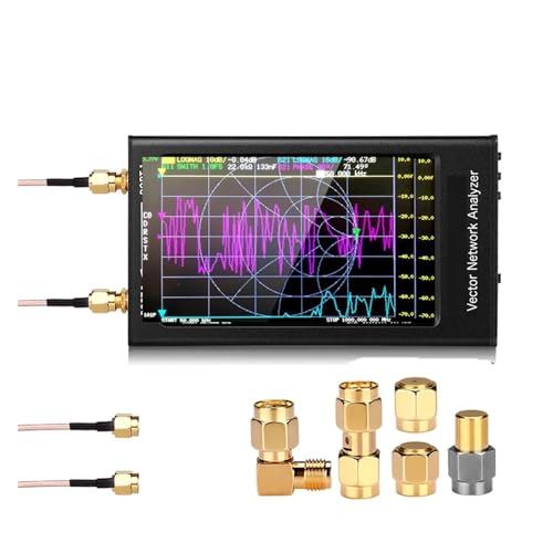 Spektrumanalysator 4,3 Zoll 5000 mAh Batterie Vector Network VNA HF VHF UHF IPS LCD Metallgehäuse V3.1 Version Antennenanalysator Ultraweiter Messfrequenzbereich von JODEOL