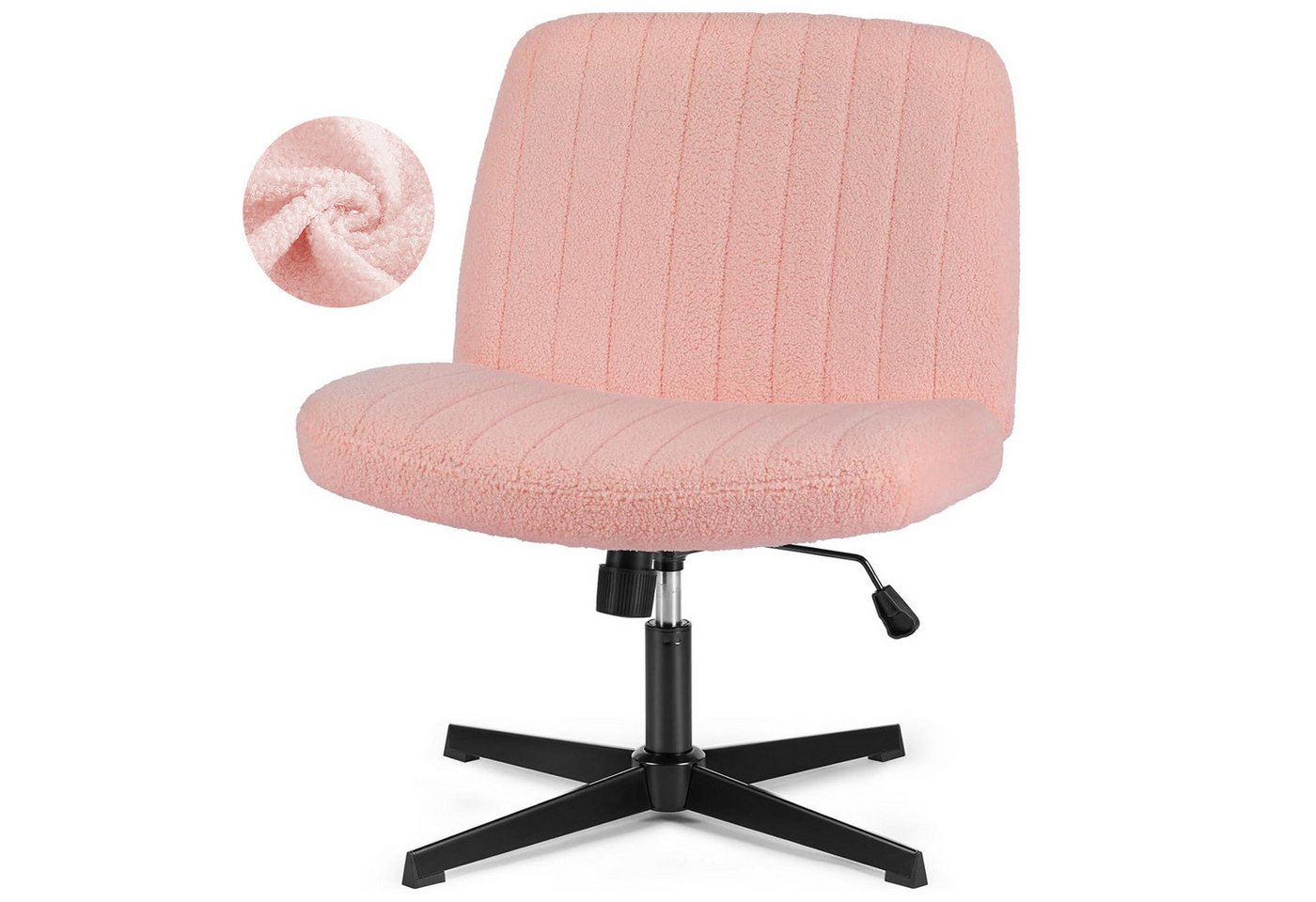 JOEAIS Chefsessel Bürostuhl Schreibtischstuhl Stuhl Office Chair Drehstuhl Computerstuhl (Esszimmerstuhl Ergonomisch Sessel mit Rollen und Wippfunktion), Verstellbarer Lordosenstütze Armlehne, Höhenverstellung von JOEAIS