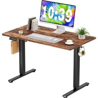 Schreibtisch Höhenverstellbarer Gaming Tisch - 140 x 60cm Standing Desk Table - Tisch Höhenverstellbar - Gaming Desk Height Adjustable Desk von JOEAIS