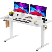 Joeais - Schreibtisch Höhenverstellbarer Gaming Tisch - 140 x 60CM Standing Desk Table - Tisch Höhenverstellbar - Gaming Desk Height Adjustable Desk von JOEAIS