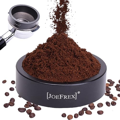 Dosierring 51mm für Siebträger – sauberes Dosieren ihres Kaffeemehls – Siebträger trichter für Delonghi Dedica EC680 &EC685- Kein Verlust von Kaffee rechts & links neben dem Siebträger – Mattschwarz von [JOEFREX]