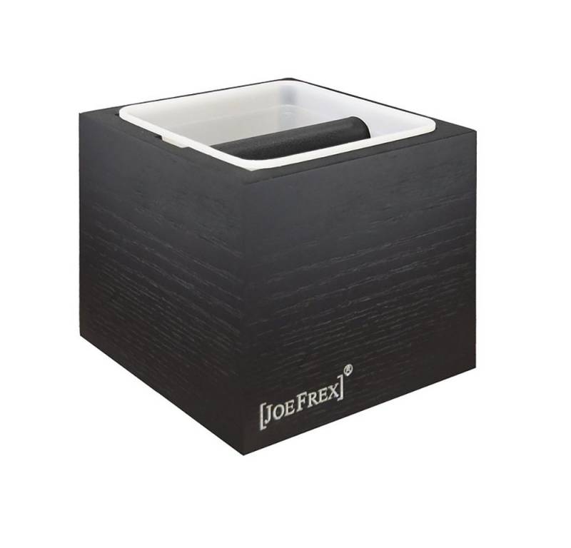 JOEFREX Tamperstation JOE FREX Abschlagbehälter aus Holz Schwarz von JOEFREX