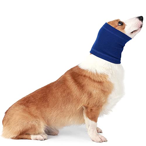 JOERBABU Hundeschal, Hals- und Ohrenwärmer, Wintergeräusch für Klappe, Ohrwickel für Hunde, Haustier, Plüsch-Schlauchschal von JOERBABU