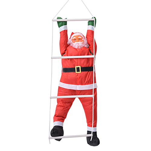 JOERBABU Weihnachtsanhänger Leiter Seil Klettern Weihnachtsmann Hängend für Baum JOERBABU Weihnachtsanhänger Leiter Seil Klettern Weihnachtsmann Hängend für Baum von JOERBABU