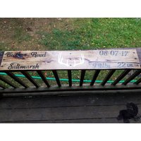 Rustikale Holz Geburt Ankündigung Zeichen Rustikale Holz Geburt Ankündigung Zeichen von JOESGRAMCREATIONS