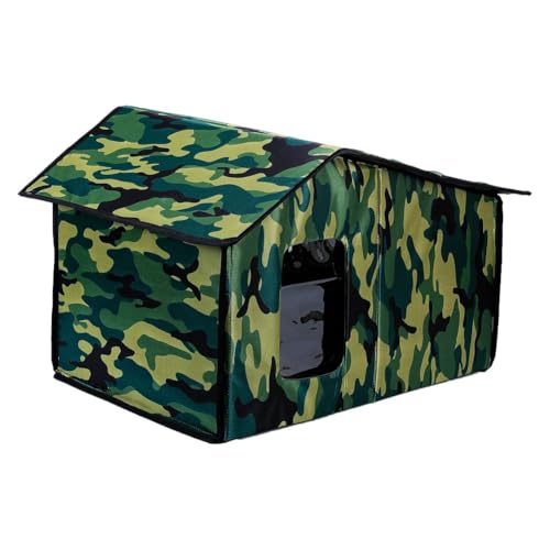 JOFUUM Pet Shelter Faltbare Warme Katzenhaus für Outdoor Katzen Katzenbett Katzen Hunde Shelter Wetterfest Katzenhöhle Warmhalten C JOFUUM Pet Shelter Faltbare Warme Katzenhaus für Outdoor Katzen Katzenbett Katzen Hunde Shelter Wetterfest Katzenhöhle Warmhalten C von JOFUUM
