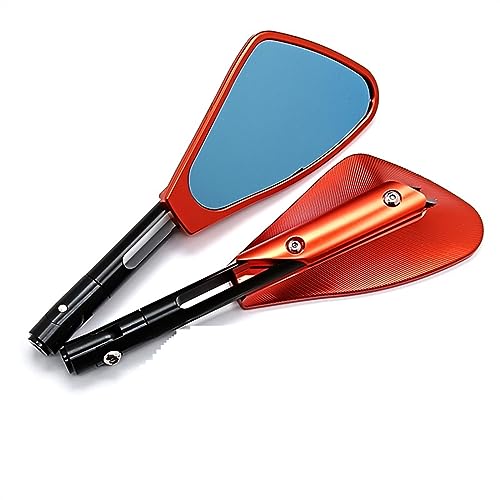 Seitenspiegel 8mm 10mm Motorrad Rückspiegel Für 390 200 125 Für D&UKE RC125 RC200 RC390 RC8 RC8R(Orange) von JOFWXAQE