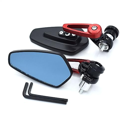 Seitenspiegel Für 7/8 "22mm Motorrad Lenker Rückspiegel Für Y&AMAHA MT-07 MT-09 MT07 MT09 R1 R6 R15 R25 FZ6 FZ6R XJ6(Red) von JOFWXAQE