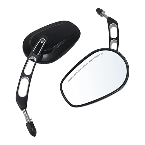 Seitenspiegel Für H&arley Für Road Glide Für FLTRX Für Sportster 1200 Für Custom Für XL1200C Motorrad Rückspiegel Umkehr Rückansicht Seiten Spiegel(A1) von JOFWXAQE