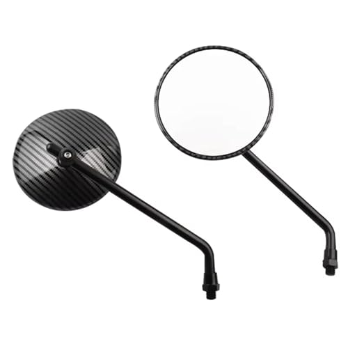 Seitenspiegel Für Y&AMAHA Für Cafe Racer 8mm 10MM Motorrad Rückspiegel Umkehr Rückansicht Seiten Spiegel(A1) von JOFWXAQE