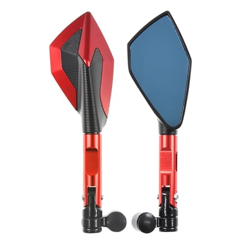 Seitenspiegel Motorrad 8 10mm Spiegel Rückspiegel Für 502C 302S 752S TRK 251 502 502X TNT 300 752 TRK502 TNT300(Red) von JOFWXAQE