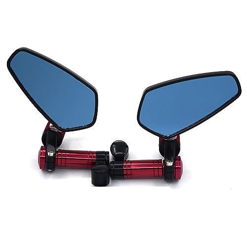 Seitenspiegel Motorrad-Rückspiegel, Blau, Blendfrei, Konvexer Spiegel, Für R1200R R1200GS F800GS G310R F650GS F700GS F800R G450X(Red) von JOFWXAQE