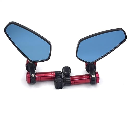 Seitenspiegel Motorrad Rückspiegel Blau Konvexen Spiegel Für 200 Für D&UKE 390 Für D&UKE 690 Für D&UKE/R 990 Für Super Für D&UKE/R(Red) von JOFWXAQE