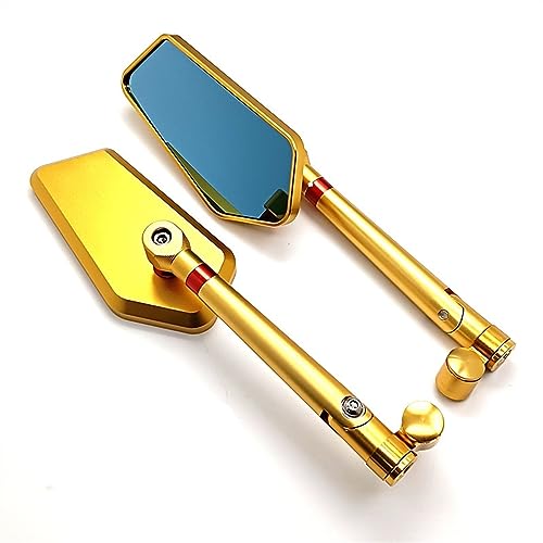 Seitenspiegel Motorrad-Rückspiegel Für Y&AMAHA FZ1 Für F&azer FZ6 FZ6R FZ8 XJ6 MT-07 MT-09 Für X&max MT-07 MT-09(Yellow) von JOFWXAQE