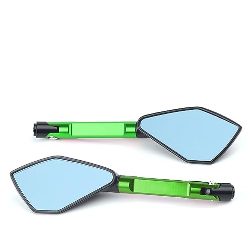 Seitenspiegel Motorrad Spiegel Seite Rückspiegel Für 250 390 200 690 125 Für D&UKE 990 Für SUPER Für D&UKE R 790 1290(Small Green) von JOFWXAQE