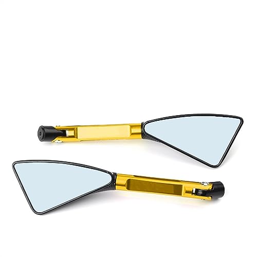 Seitenspiegel Motorrad Spiegel Seite Rückspiegel Für 250 390 200 690 125 Für D&UKE 990 Für SUPER Für D&UKE R 790 1290(Small Yellow) von JOFWXAQE