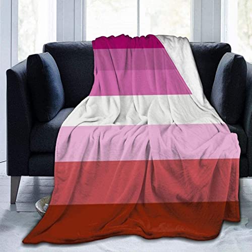 Kuscheldecke 80x150 Streifen, Flanell Fleecedecke 3D Rot Lila Weiche und Warme Decke, als Sofadecke Wohndecke Tagesdecke Wolldecken, für Kinder Erwachsene von JOGAMA