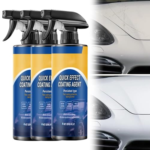 2025 New Quick Effect Coating Agent,Hohe Schutzwirkung Schnell beschichtetes Auto Nano Spray, Autolack Außenrestaurator Autopolitur Scratch Repairing (3) von JOHNBOLIN