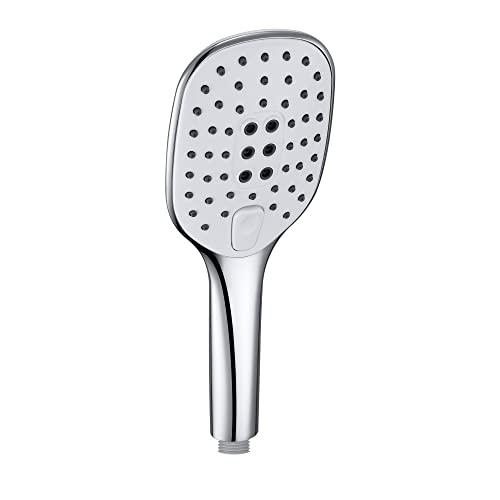 JOHO Quadratisch Handbrause Brausekopf Duschkopf Duschbrause mit Tastendruck 3Strahlarten Chrom JOHO Quadratisch Handbrause Brausekopf Duschkopf Duschbrause mit Tastendruck 3Strahlarten Chrom von JOHO