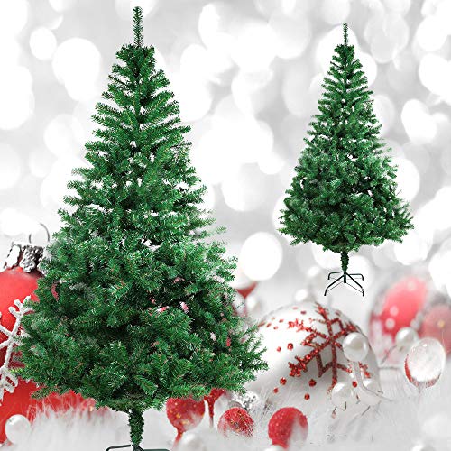 120CM Weihnachtsbaum Künstlich, Grün, Simulation Kiefernadel Christbaum, Leicht Zusammenzubauen PVC Künstlich Tannenbaum,hochwertiger Christmas Tree (Grün, 120cm) von JOHOOBO