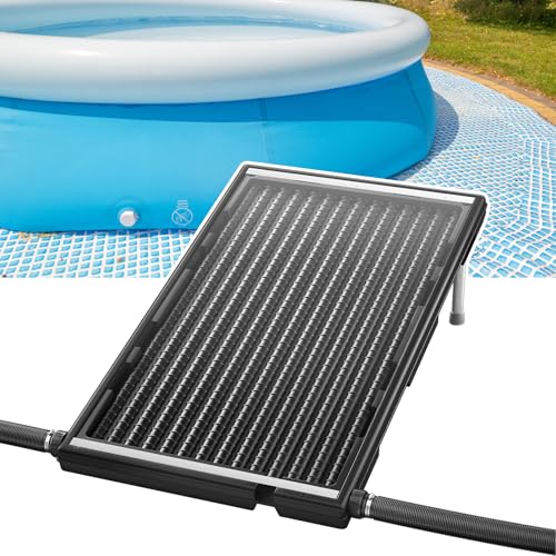 JOIEYOU Poolheizung Solarkollektor Poolheizungen 111.5 x 65 x 6.5 cm Solarthermie kollektor 15L Wasserinhalt Anschluss 38 mm Rohr Solarheizung (TYP A) von JOIEYOU