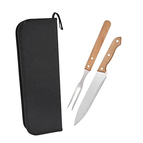 1 Satz Grillbesteck mit BBQ Werkzeug für Outdoor Camping und Gartenpartys Langlebig und Ergonomisch Aufbewahrungsbox von JOINPAYA
