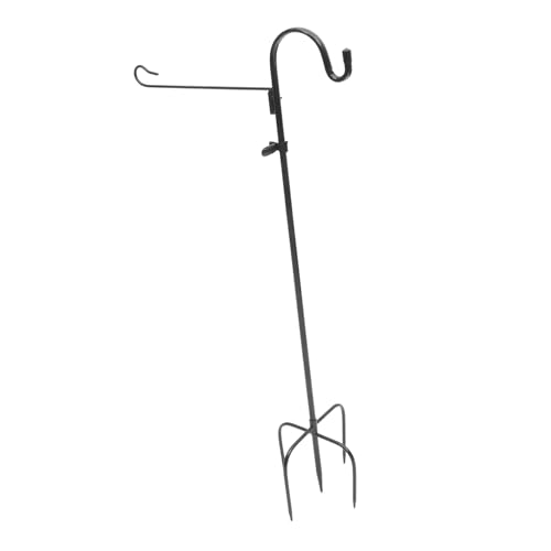 JOINPAYA 1 Satz Gartenflaggenständer Schmiedeeisen Gartenstecker mit Doppelt Gebogenem Schäferhaken für Flaggen Vogelhäuser Laternen und Pflanzen für Außenbereich und Vielseitige JOINPAYA 1 Satz Gartenflaggenständer Schmiedeeisen Gartenstecker mit Doppelt Gebogenem Schäferhaken für Flaggen Vogelhäuser Laternen und Pflanzen für Außenbereich und Vielseitige von JOINPAYA