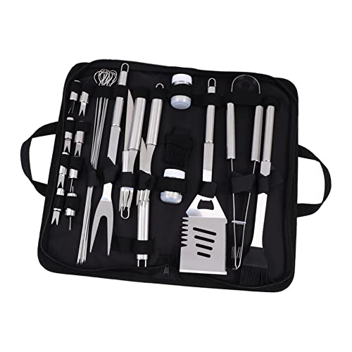 JOINPAYA 1 Satz Grillzubehör Teiliges BBQ Werkzeug Kit Tragbar mit Oxford für Outdoor Grillen Ausstattung für Grillfans und Camping von JOINPAYA