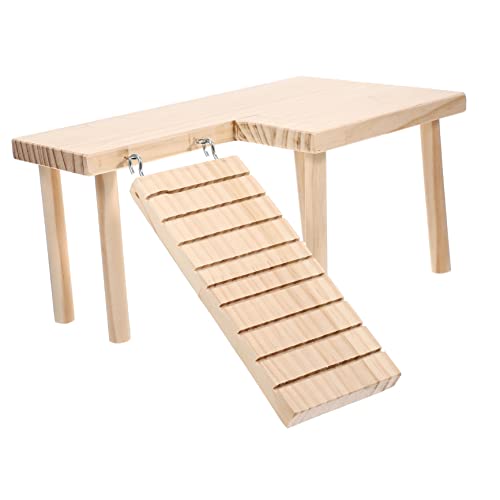 JOINPAYA 1 Satz Kletterleiter für Hamster aus Natürlichem Holz Spannende Plattform für Kleintiere für Käfige Fördert Bewegung und Mentale Gesundheit Geeignet für Hamster und Zwerghamster von JOINPAYA