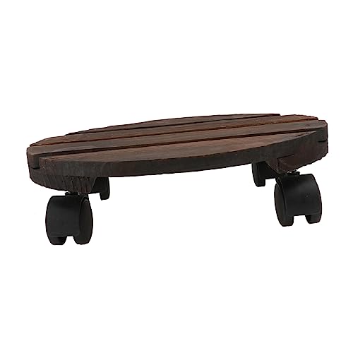 JOINPAYA Blumentopfhalter Tablett Rund mit Rädern für Pflanzen Beweglicher Blumentopfständer Praktische Pflanztopfablage für Garten und Balkon JOINPAYA Blumentopfhalter Tablett Rund mit Rädern für Pflanzen Beweglicher Blumentopfständer Praktische Pflanztopfablage für Garten und Balkon von JOINPAYA