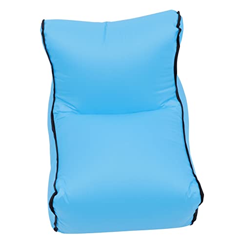 JOINPAYA 1 Stück Tragbares Aufblasbares Sofa Luftschlafkissen für Outdoor Aktivitäten für Camping Strand und Zuhause Himmelblau Einfach zu Transportieren und Platzsparend von JOINPAYA