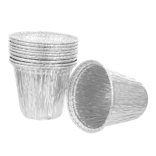 JOINPAYA 10 Stück Teiliges Aluminium Grill Liner BBQ Fetteimer mit Tiefem Design Hitzebeständig und Einweg für Outdoor Grillen Fettauffangbehälter für Saubere Zubereitung JOINPAYA 10 Stück Teiliges Aluminium Grill Liner BBQ Fetteimer mit Tiefem Design Hitzebeständig und Einweg für Outdoor Grillen Fettauffangbehälter für Saubere Zubereitung von JOINPAYA
