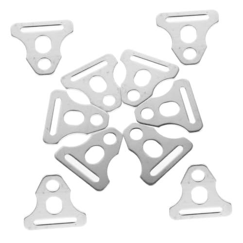 JOINPAYA 10 Stück Teiliges Dreieck Aluminium Zeltleinenspanner mit Hoher Verschleißfestigkeit Windbeständige Seilspanner für Camping Outdoor Vielseitig Einsetzbar und Robust JOINPAYA 10 Stück Teiliges Dreieck Aluminium Zeltleinenspanner mit Hoher Verschleißfestigkeit Windbeständige Seilspanner für Camping Outdoor Vielseitig Einsetzbar und Robust von JOINPAYA