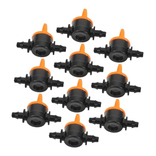 JOINPAYA 10 Stück Teiliges Mini Bewässerungsventil Wasser Absperrventile Schnellkupplung für Feinschläuche Einstellbares Durchflussregelventil für Garten und Balkon JOINPAYA 10 Stück Teiliges Mini Bewässerungsventil Wasser Absperrventile Schnellkupplung für Feinschläuche Einstellbares Durchflussregelventil für Garten und Balkon von JOINPAYA
