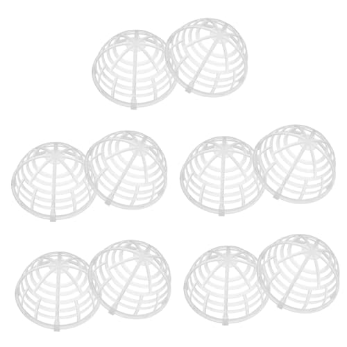 JOINPAYA 10 Stück Teiliges Moosball Halter Transparentes Netz halbschalen Design für Aquarium Wasserpflanzen Moosball aufhängung Vielseitig für Farn Deko Fischbecken JOINPAYA 10 Stück Teiliges Moosball Halter Transparentes Netz halbschalen Design für Aquarium Wasserpflanzen Moosball aufhängung Vielseitig für Farn Deko Fischbecken von JOINPAYA