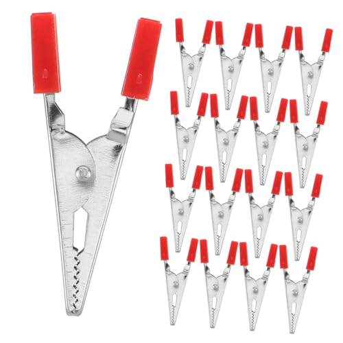 JOINPAYA 100 Stück Tierkäfig -Türschloss Türklammern für Papageienkäfige abnehmbare Haustürklamme für Haustierkäfigkäfig Käfigtürschloss aus Metall Kleintierkäfigclips Pa Nickelbeschichtung von JOINPAYA