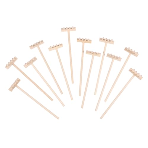 JOINPAYA 12 Stück Mini Garten Rechen Teilig Sand Rake Zubehör für Zen Garten und Schreibtisch Dekoration für Teekunst und Stressabbau JOINPAYA 12 Stück Mini Garten Rechen Teilig Sand Rake Zubehör für Zen Garten und Schreibtisch Dekoration für Teekunst und Stressabbau von JOINPAYA