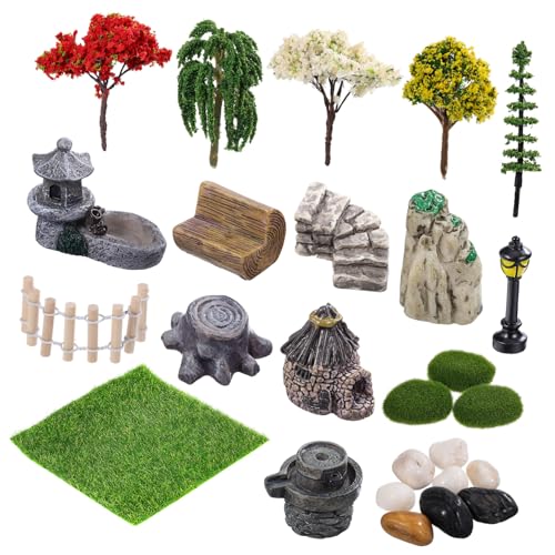 JOINPAYA 1Satz Feengarten Miniaturen Deko für Mini zu Arrangieren Bäume Zäune JOINPAYA 1Satz Feengarten Miniaturen Deko für Mini zu Arrangieren Bäume Zäune von JOINPAYA