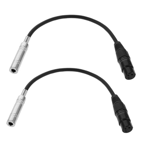 JOINPAYA 2 Stück Audio-Konvertierungskabel Studio-XLR-Kabel XLR-Mikrofonadapter Mikrofon Audiokabel Stereo-zu-Mono-Adapter -Mikrofonkabel Stereokabel Kunststoff Schwarz JOINPAYA 2 Stück Audio-Konvertierungskabel Studio-XLR-Kabel XLR-Mikrofonadapter Mikrofon Audiokabel Stereo-zu-Mono-Adapter -Mikrofonkabel Stereokabel Kunststoff Schwarz von JOINPAYA